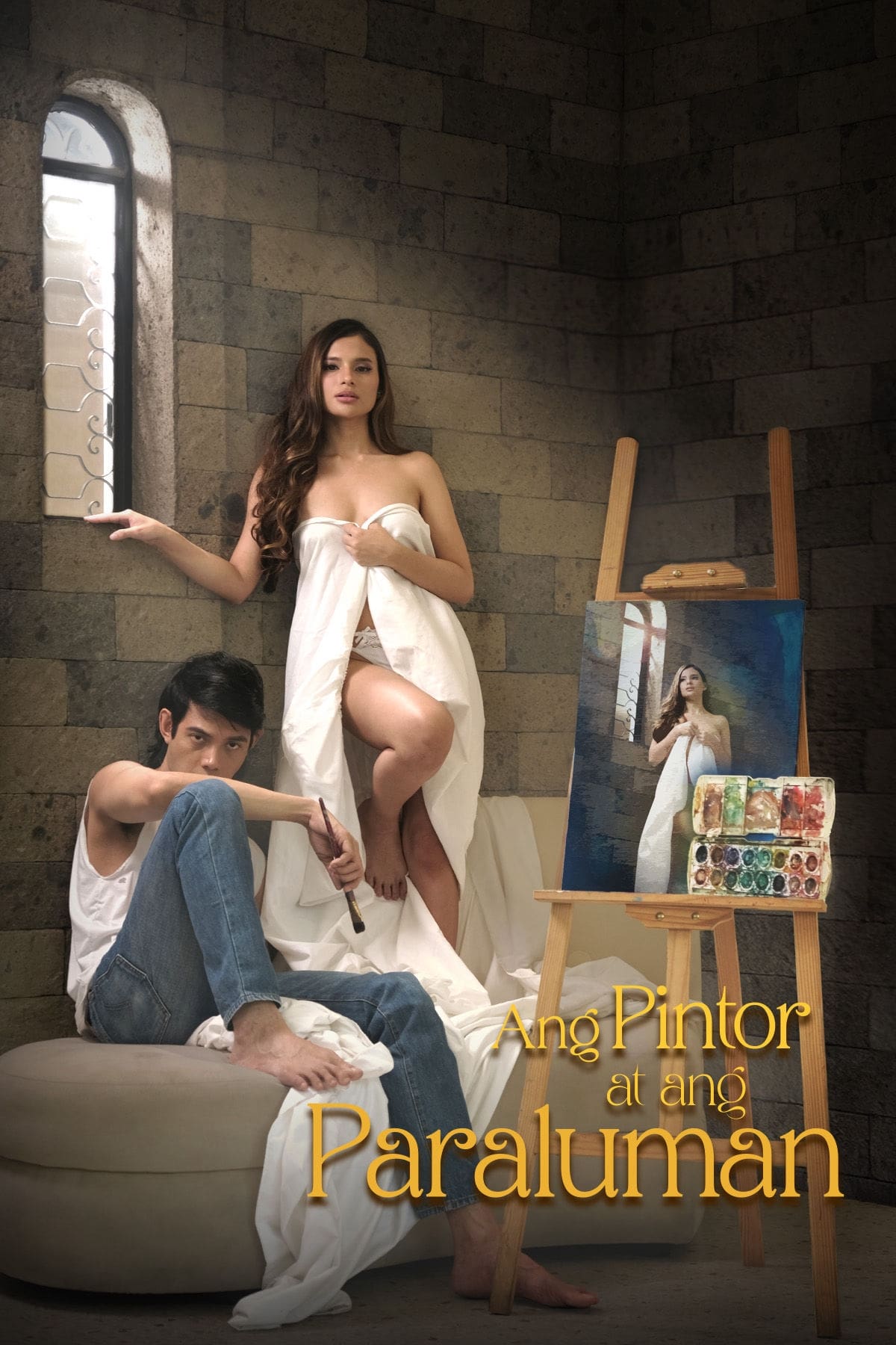 نقاش و پری‌روح