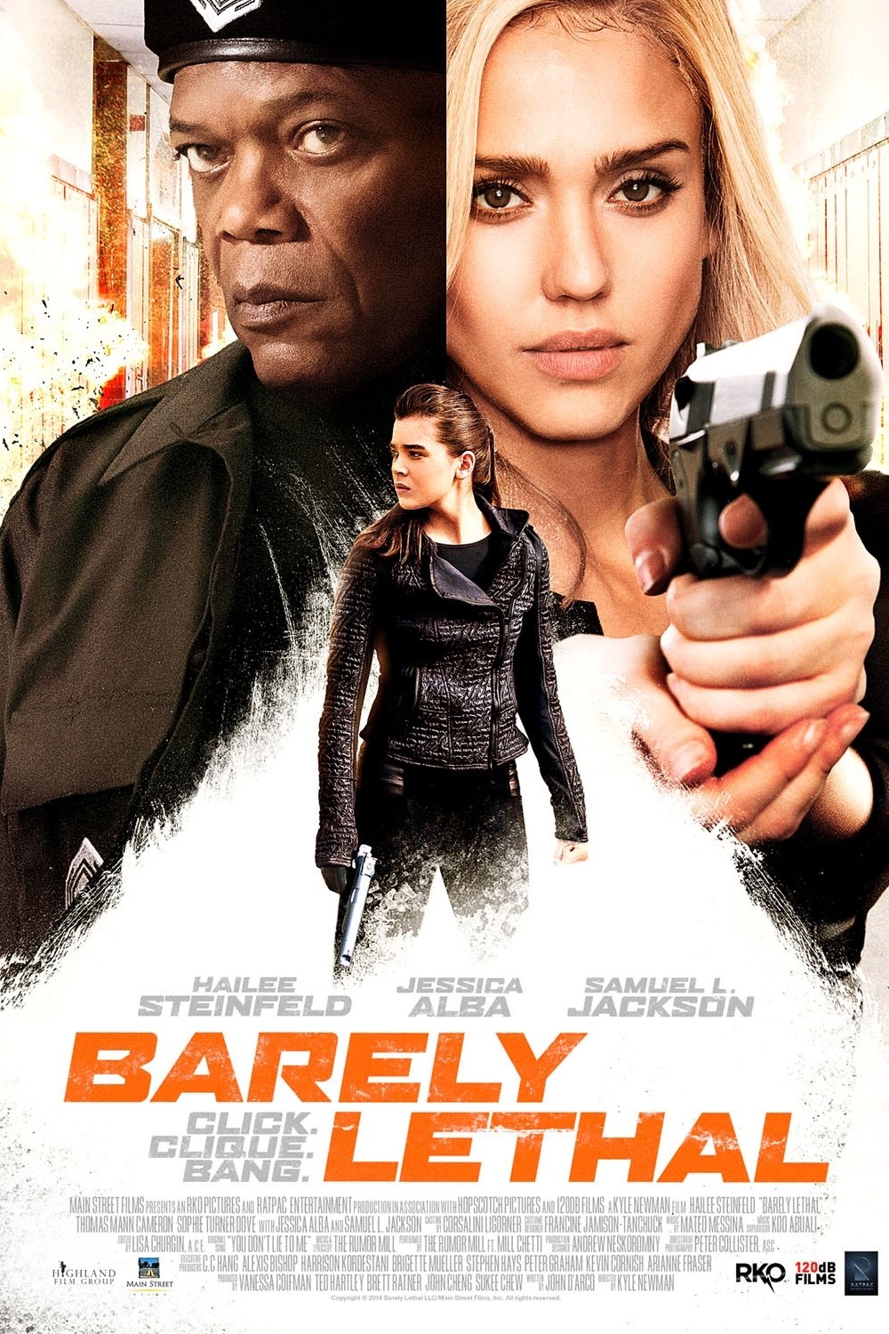 با نیم‌کج Barely