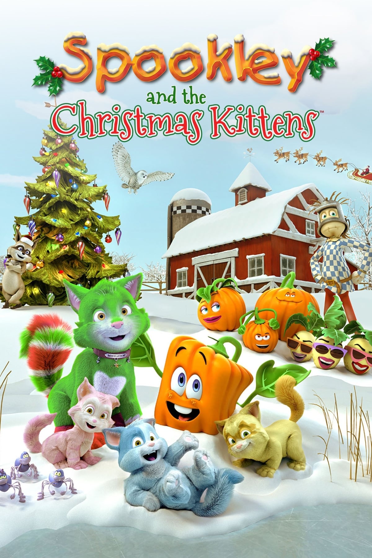 Spookley و بچه گربه های کریسمس