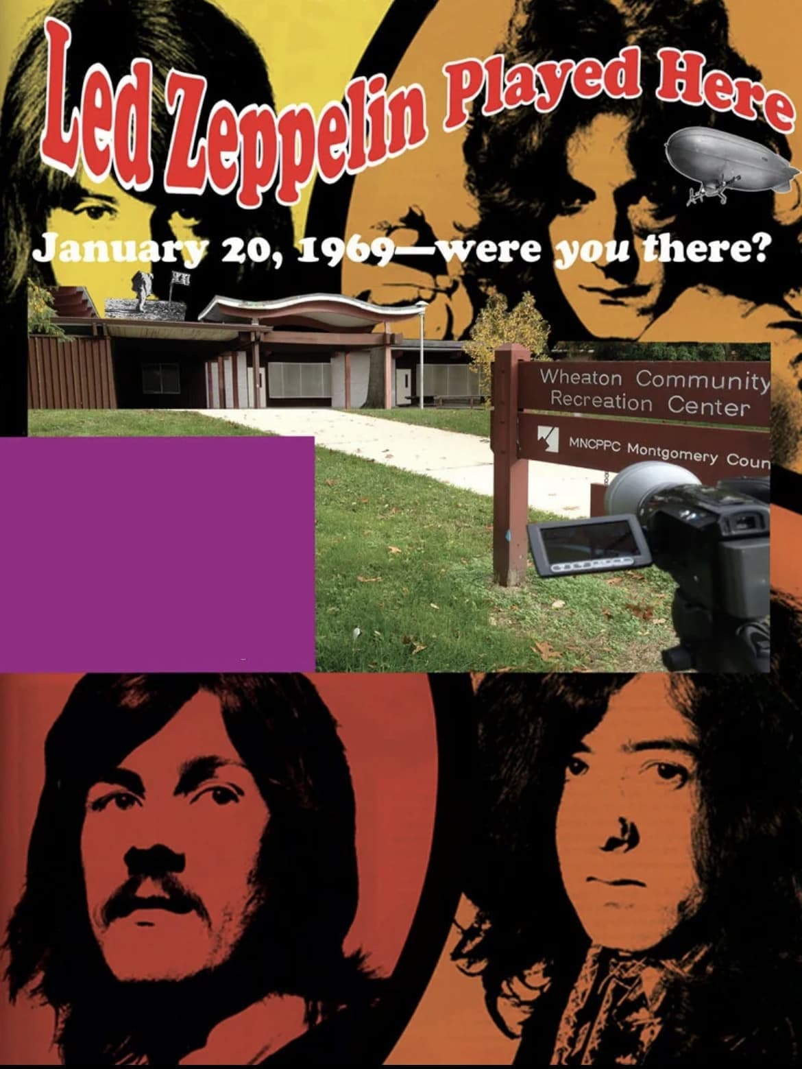 Led Zeppelin در اینجا بازی کرد